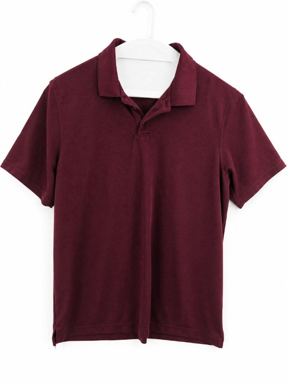 Outdoor Life XL Burgundy Maroon Performance Polo Shirt Golf Casual Polyester